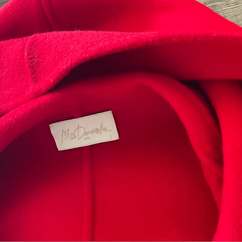Mes Demoiselles Pantin red zip wool jacket, new - Picture 3 of 9